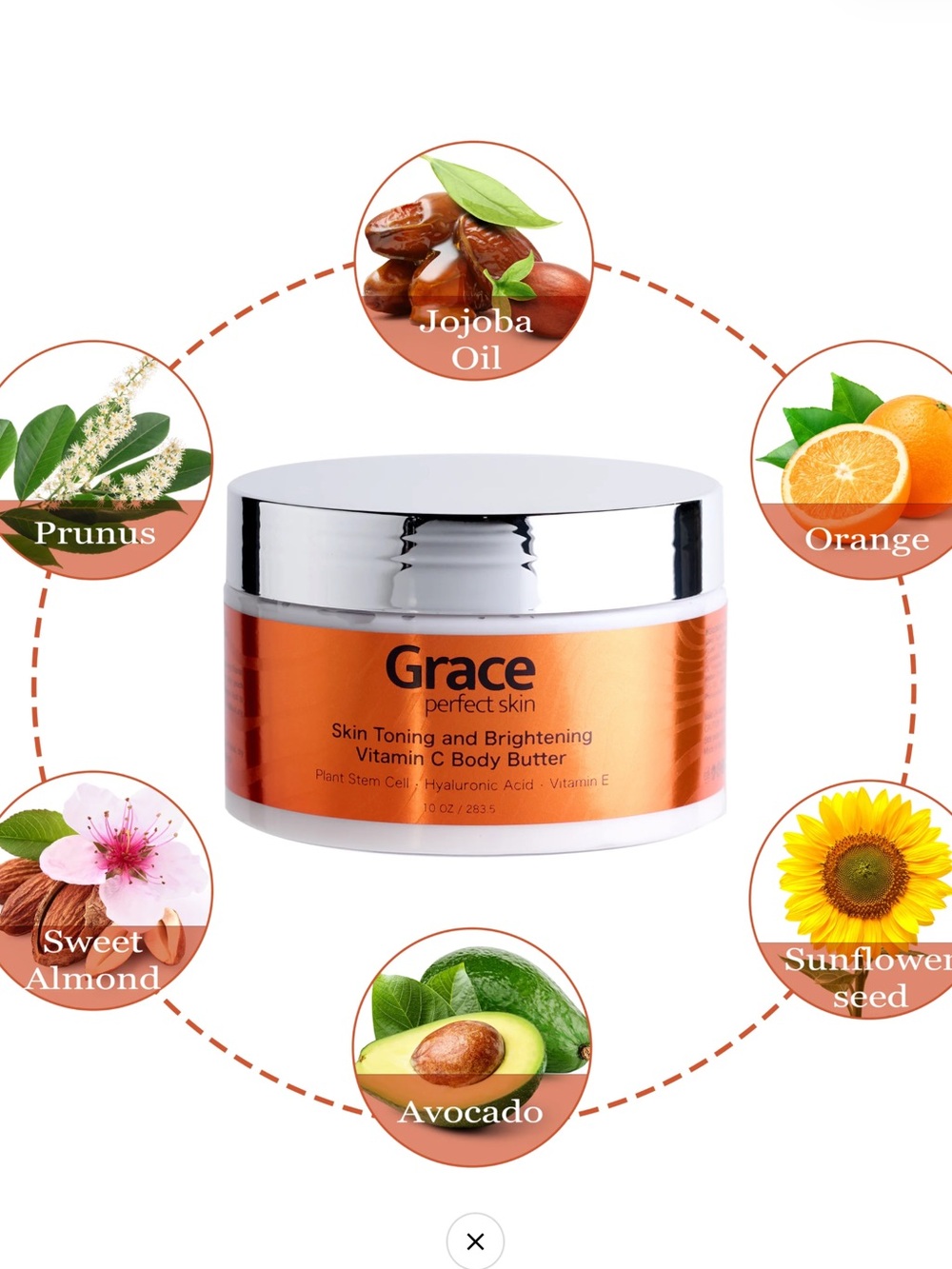 Grace Perfect Skin Vitamin C Body Butter retails $199